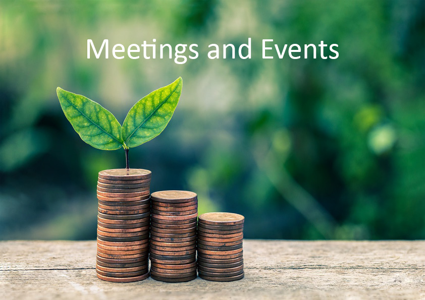 Green budgeting Meetings and Events page pic